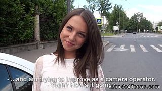 В машине